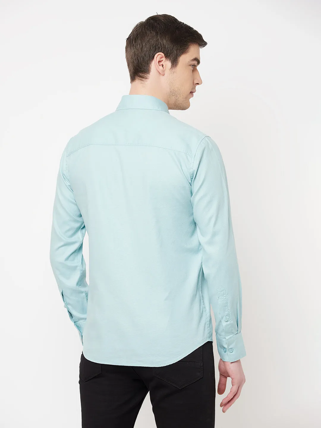 Blue Casual Shirt