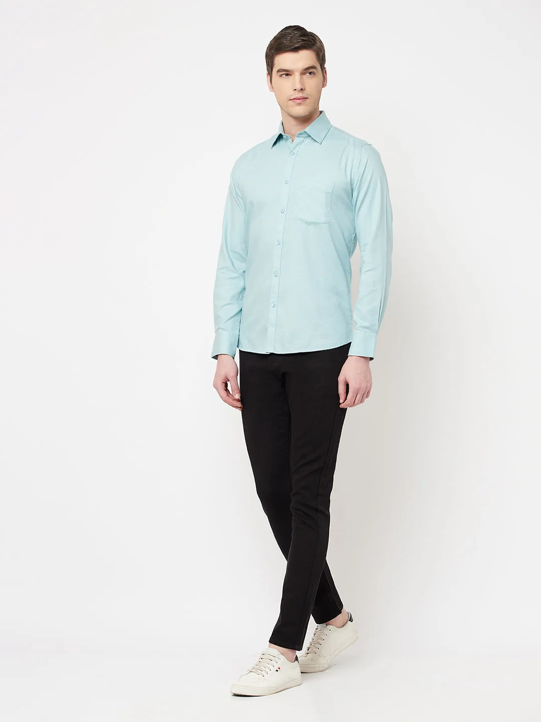 Blue Casual Shirt