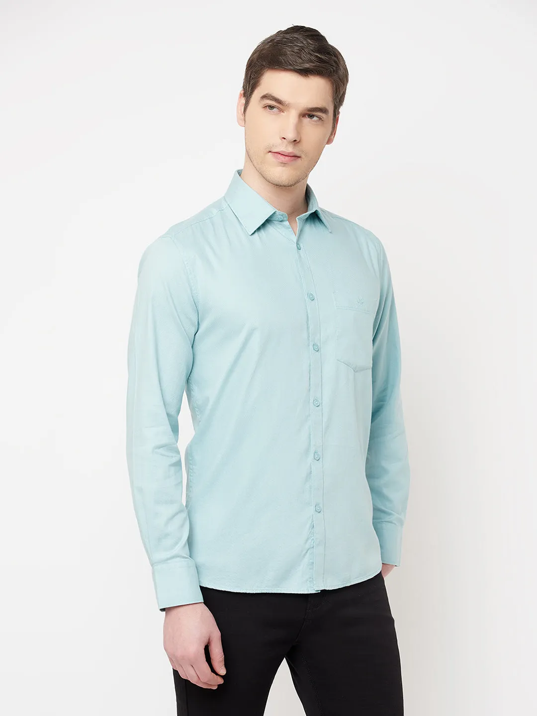 Blue Casual Shirt