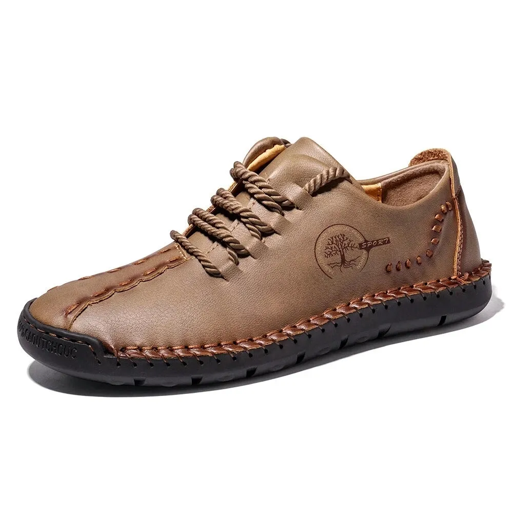COMFY LEATHER CASUAL SNEAKERS