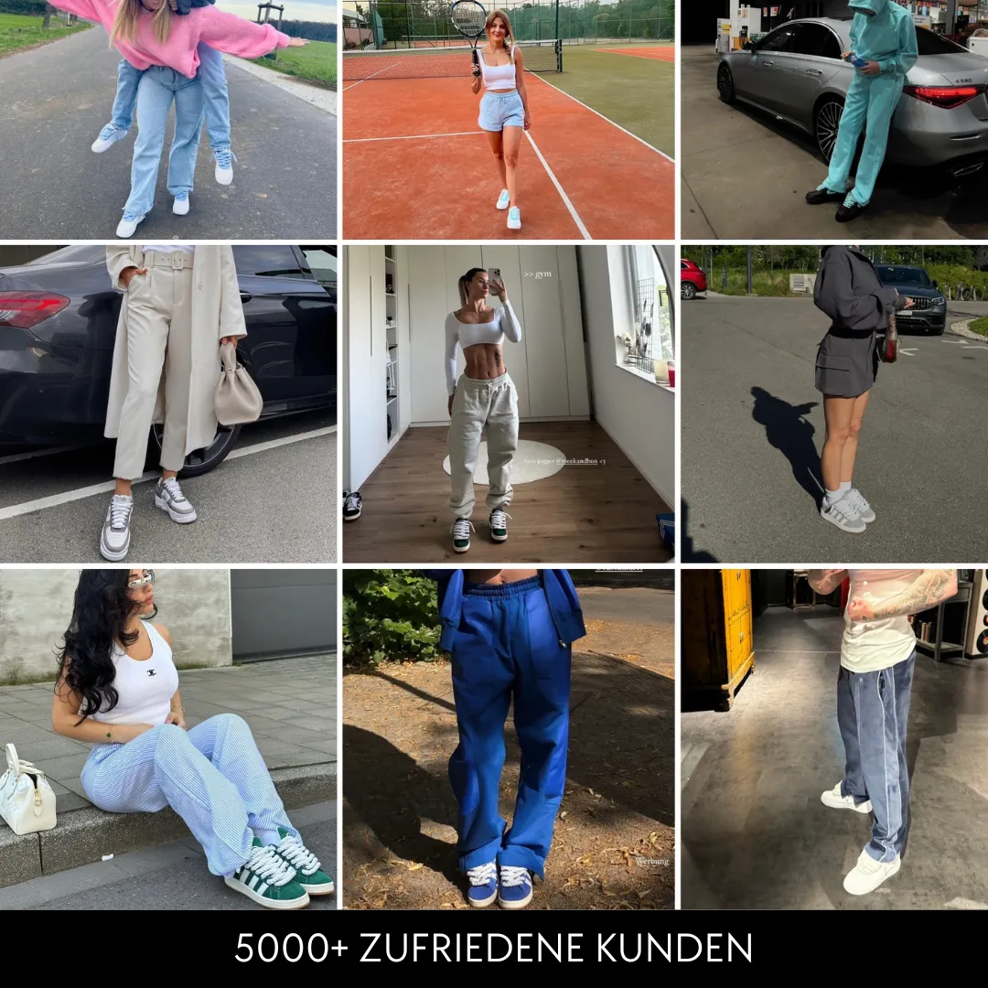Custom Nike AIR Force 1 Sneaker - Dicke/Rope Schnürsenkel Schwarz