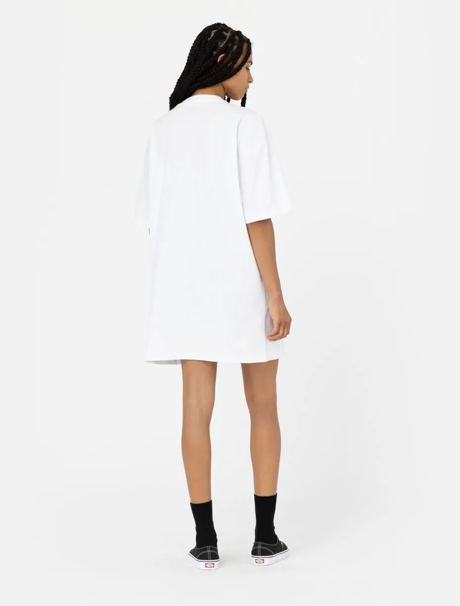 Dickies Abito a T-Shirt Donna Mapleton Bianca