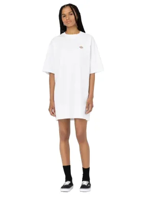 Dickies Abito a T-Shirt Donna Mapleton Bianca