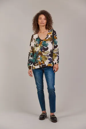 ELSIE TOP BOTANICAL TUSK