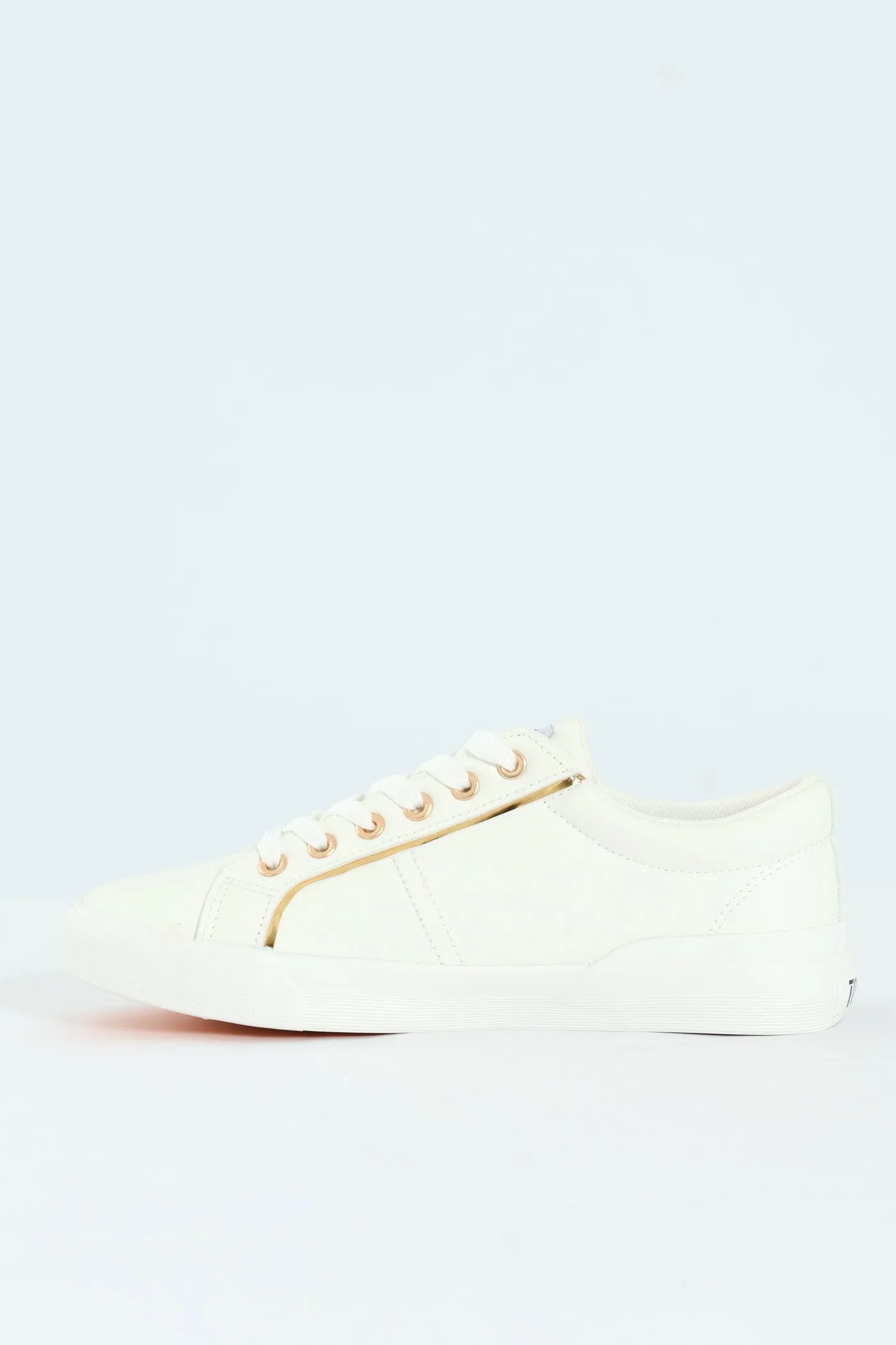 Emma Lace Up Sneaker - White