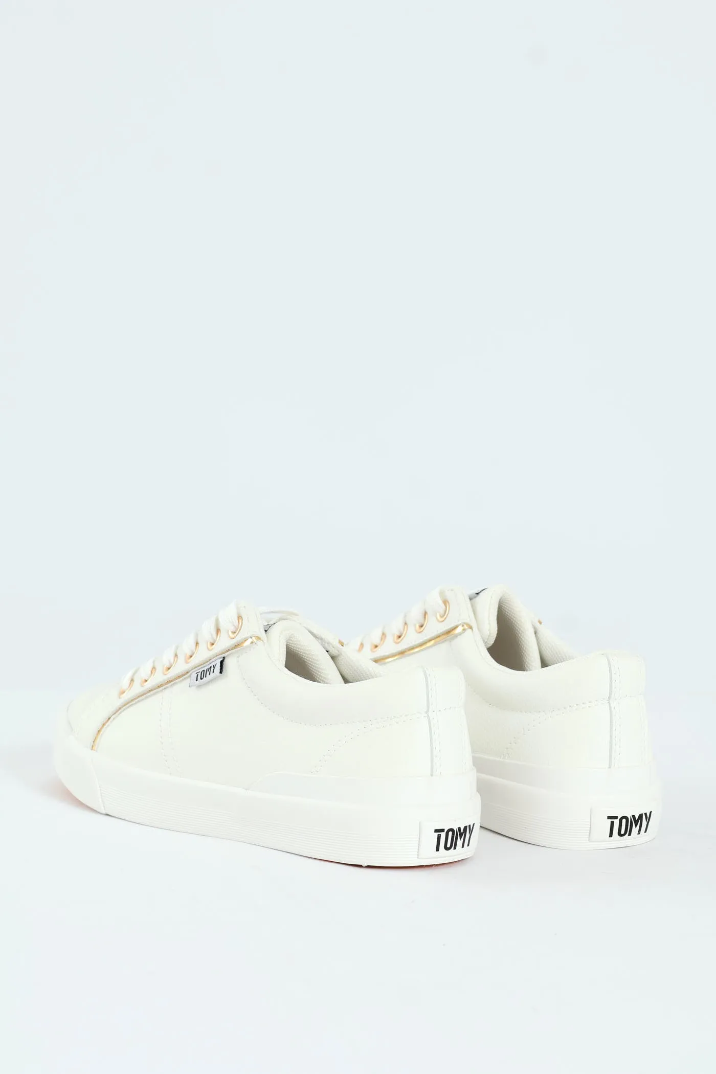 Emma Lace Up Sneaker - White