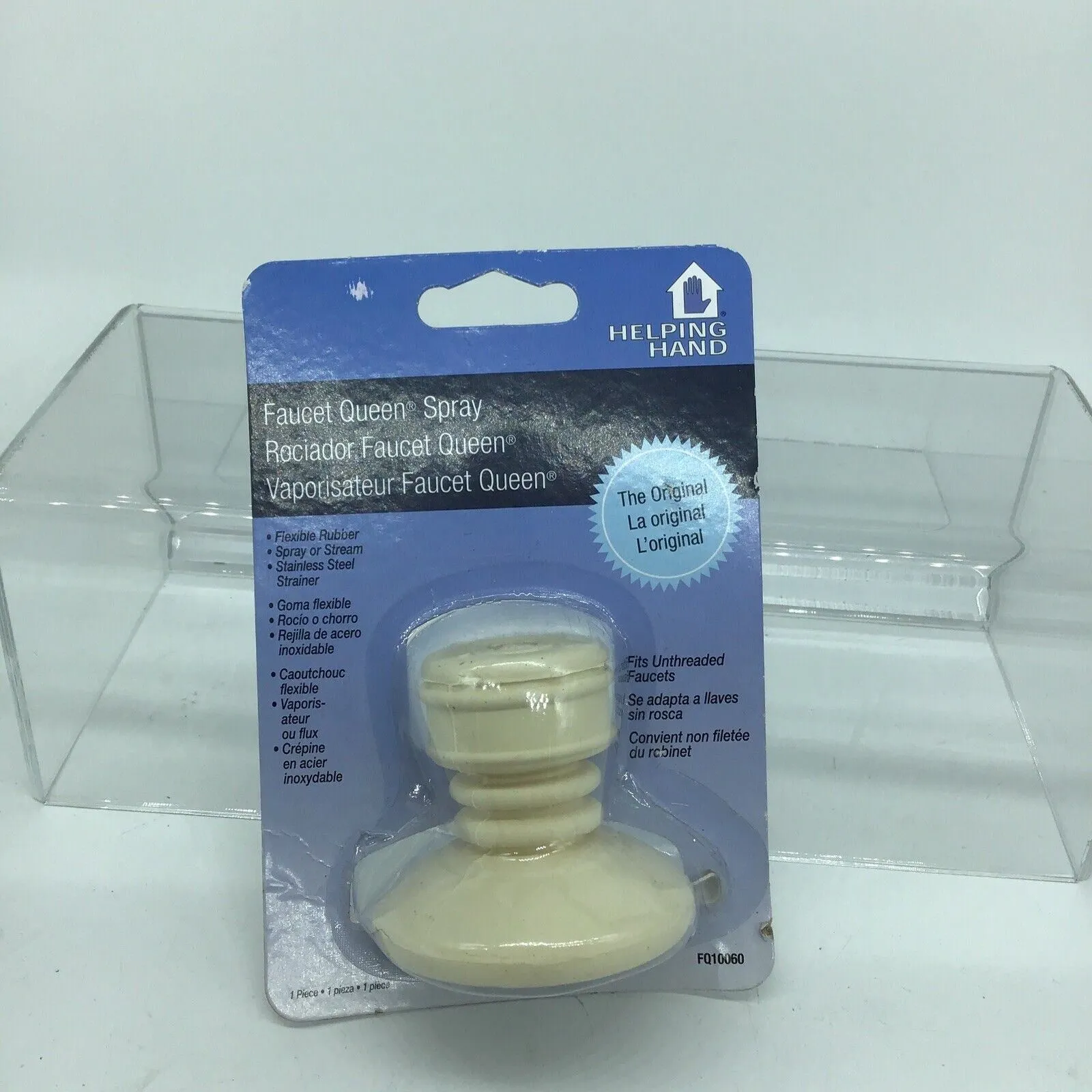 Faucet Queen Slip-On Spray Aerator Carded Snap Spray Flexible Stretch Rubber ￼