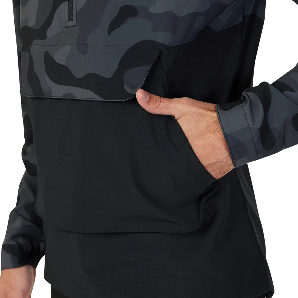 Fox Ranger Wind Pullover Jacket - Black Camo