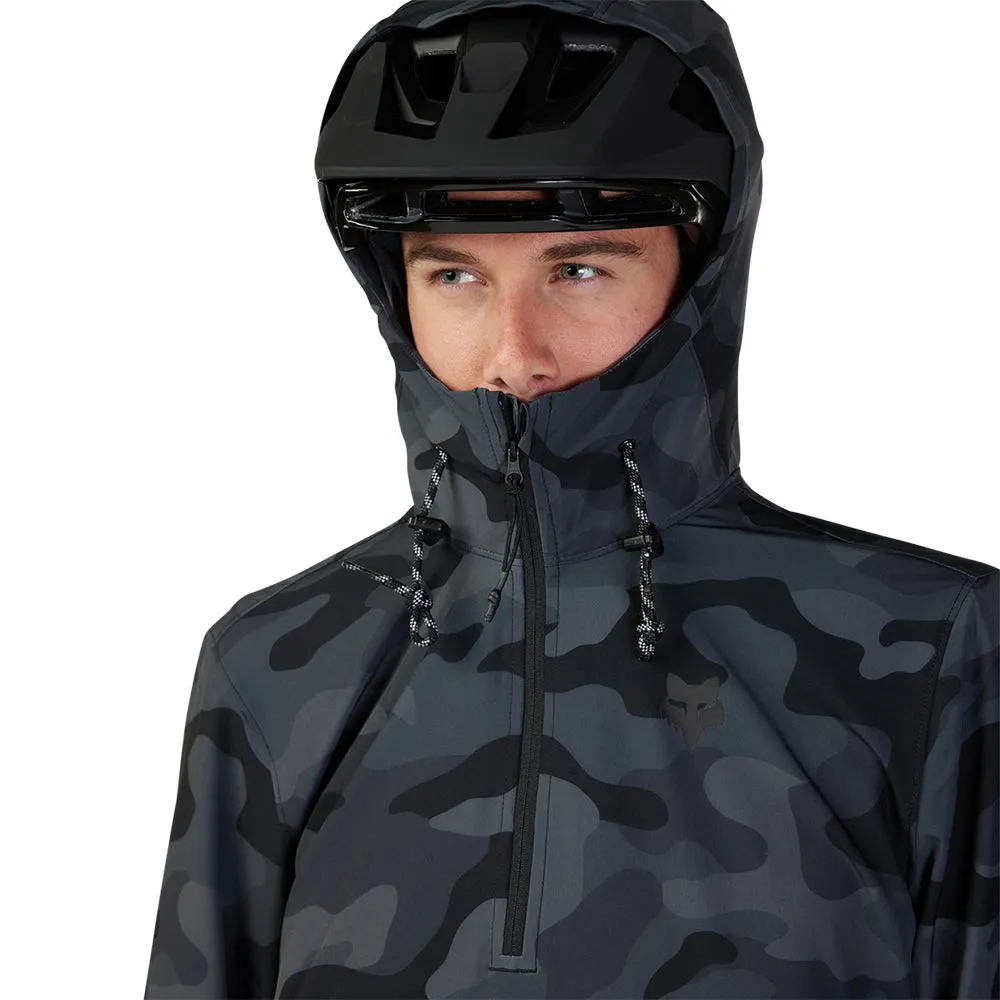 Fox Ranger Wind Pullover Jacket - Black Camo
