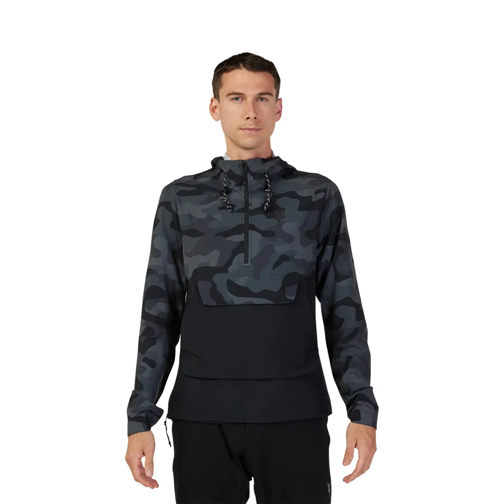 Fox Ranger Wind Pullover Jacket - Black Camo