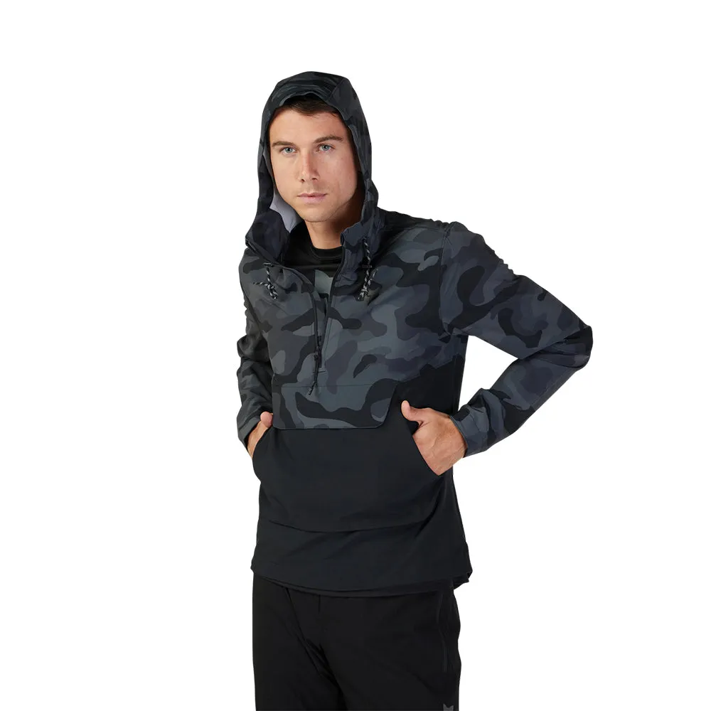 Fox Ranger Wind Pullover Jacket - Black Camo