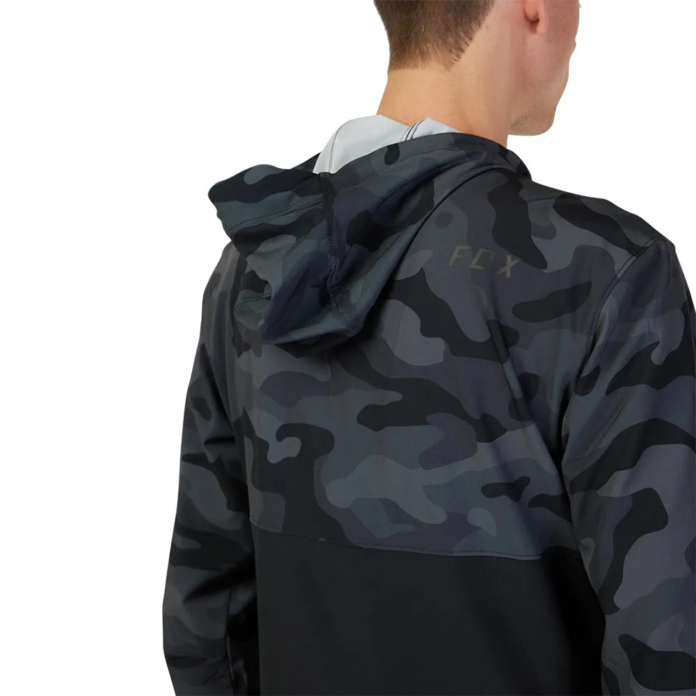 Fox Ranger Wind Pullover Jacket - Black Camo