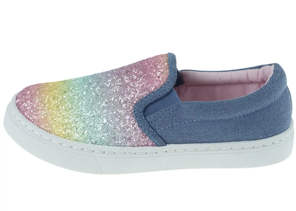 Girls Fine Glitter Fashion Sneaker