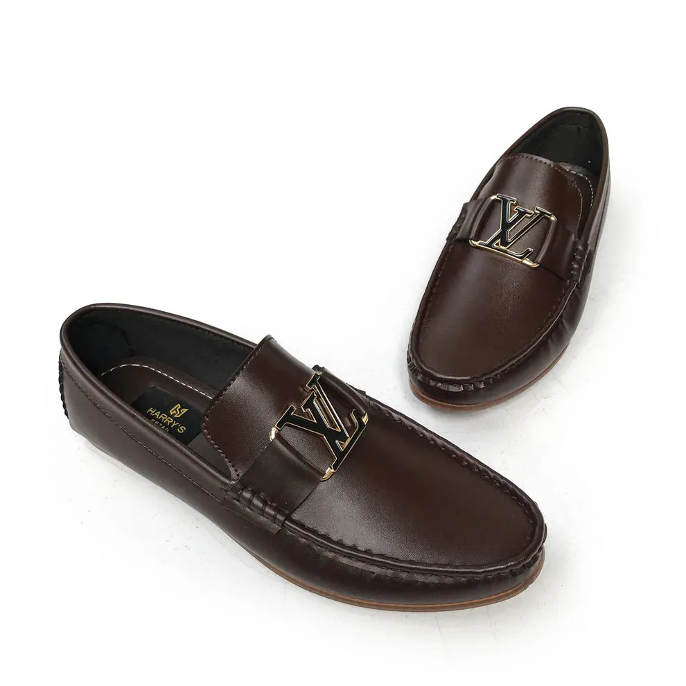 L-V BROWN LOAFERS