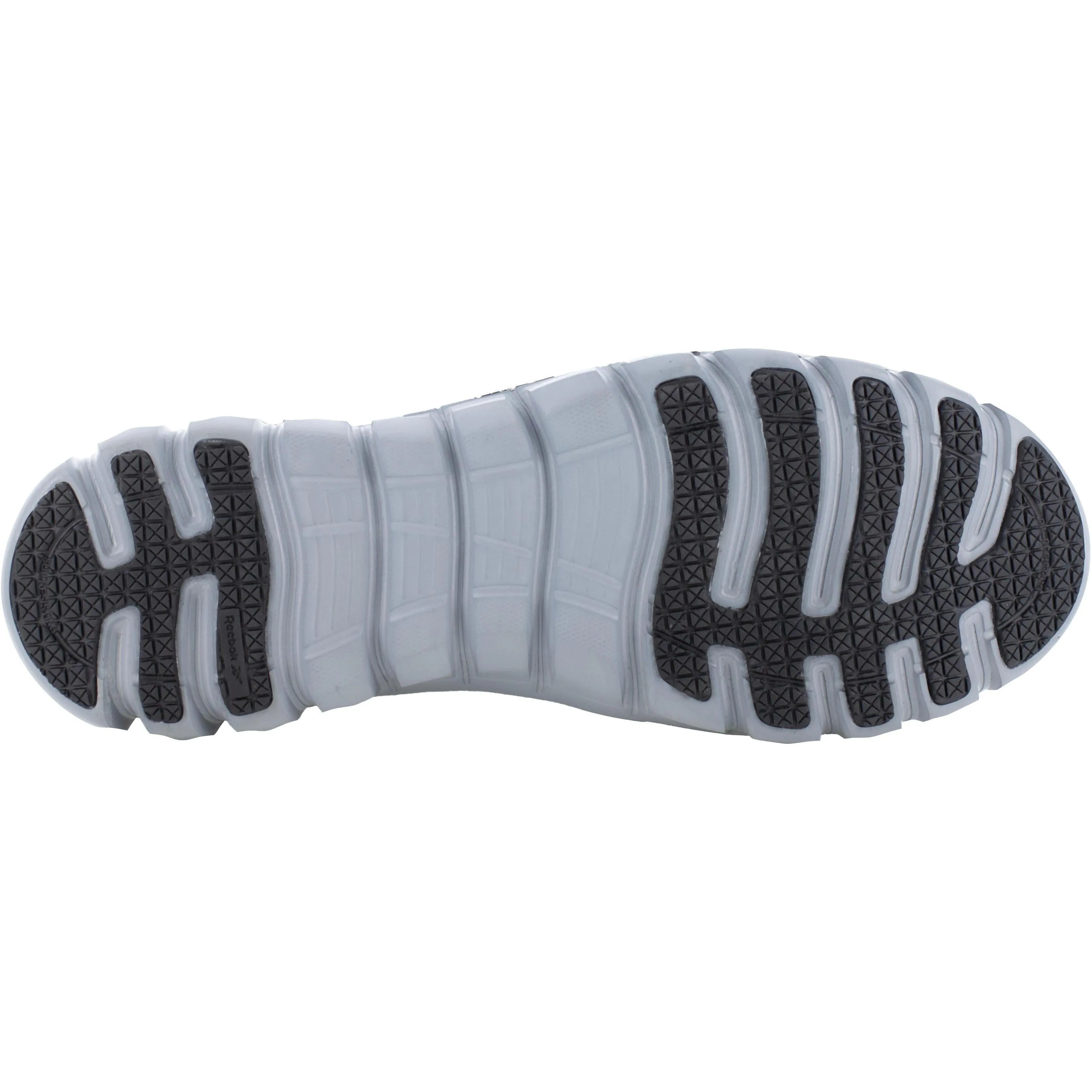 Reebok Men's Sublite Cushion Comp Toe Slip On Athletic Work Shoe- Black- RB4052