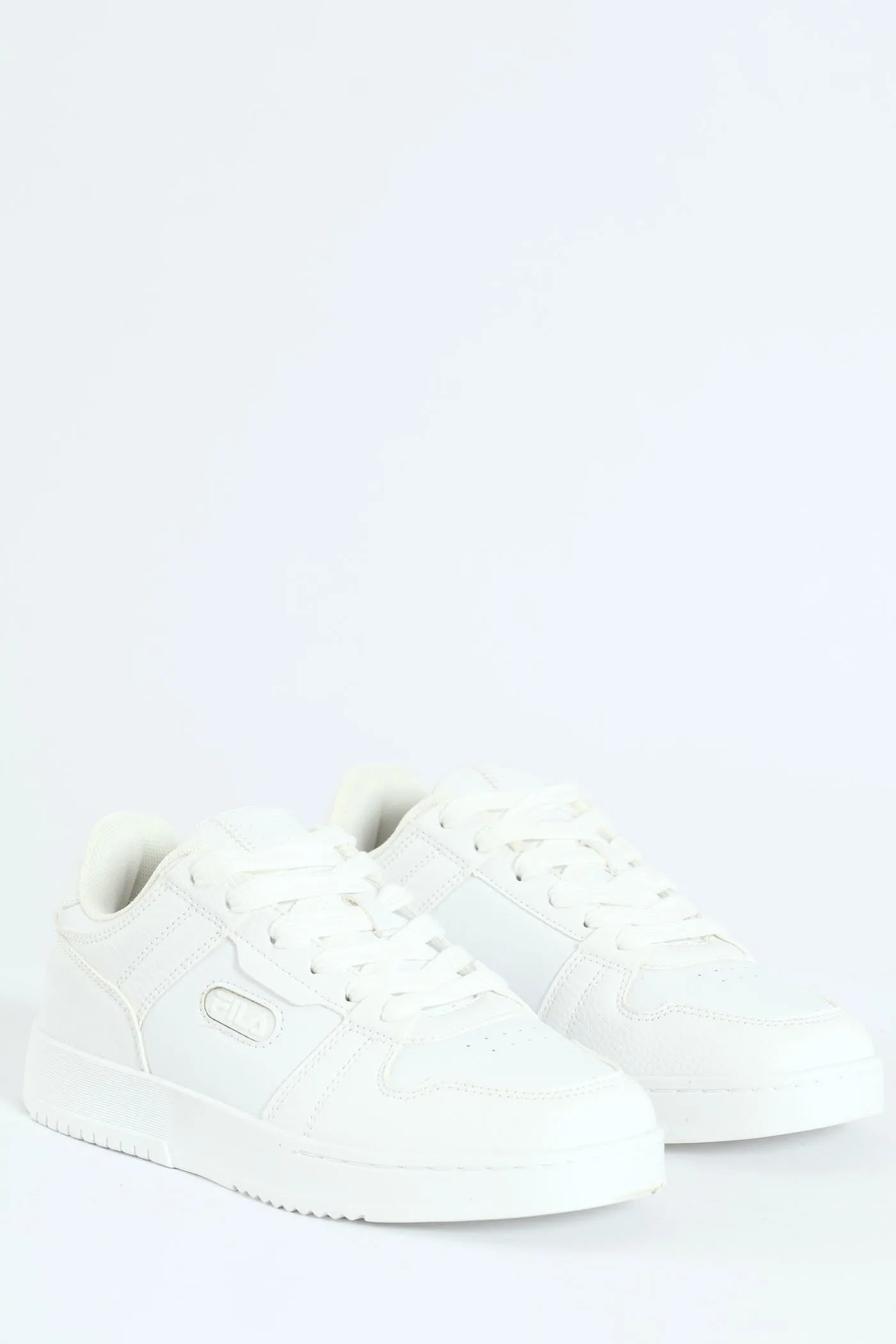 Rio Stitch Panel Lace Up Sneaker - White
