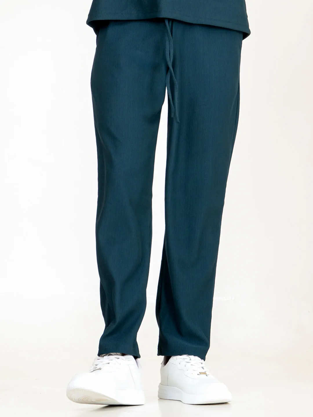 Teal Bluish Cord Pant