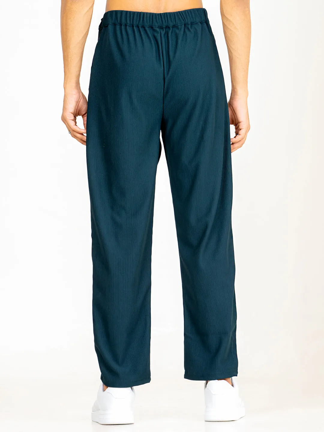Teal Bluish Cord Pant